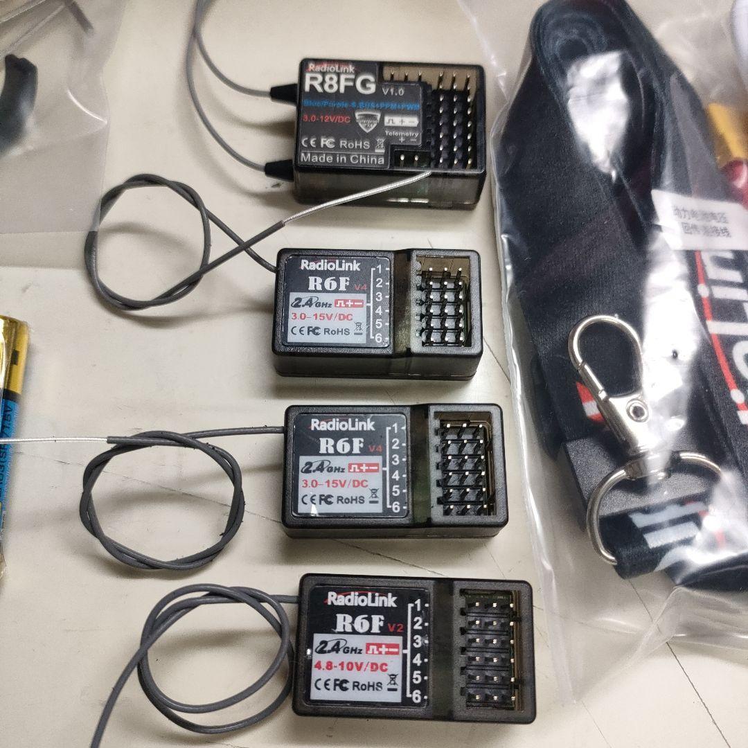 【使用少】RadioLink RC8X高性能プロポ、受信機4個セット
