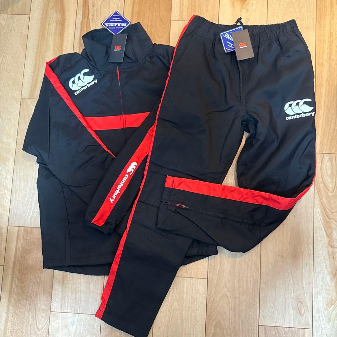 【新品未使用】カンタベリー M上下 セットアップ裏起毛ラグビー