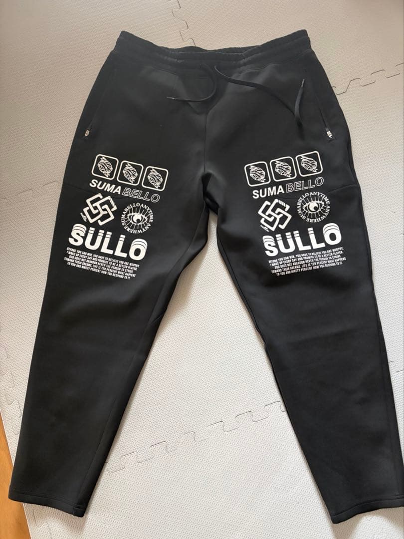 SULLO トレーニングパンツ XL ブラック