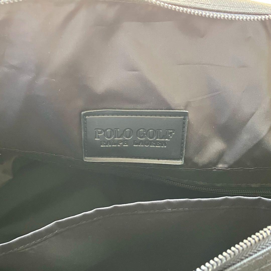 美品　ラルフローレン　ボストンバッグ ショルダーベルト付き