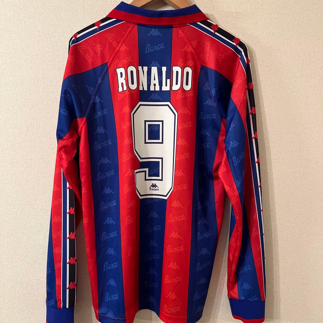 バルセロナkappa カッパ サッカー ユニフォーム ロナウド 長袖 L