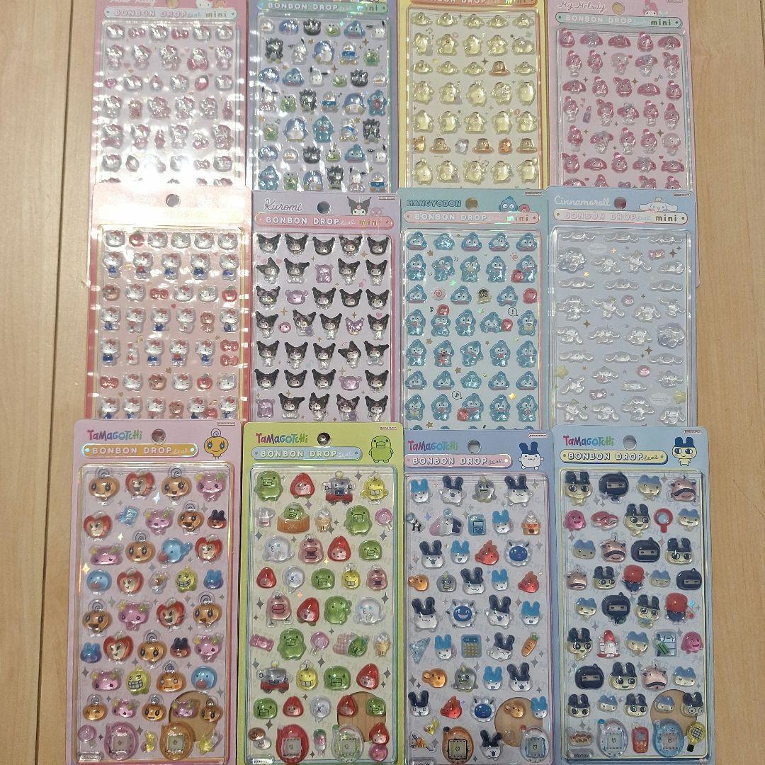 ボンボンドロップシール　サンリオミニ　たまごっち