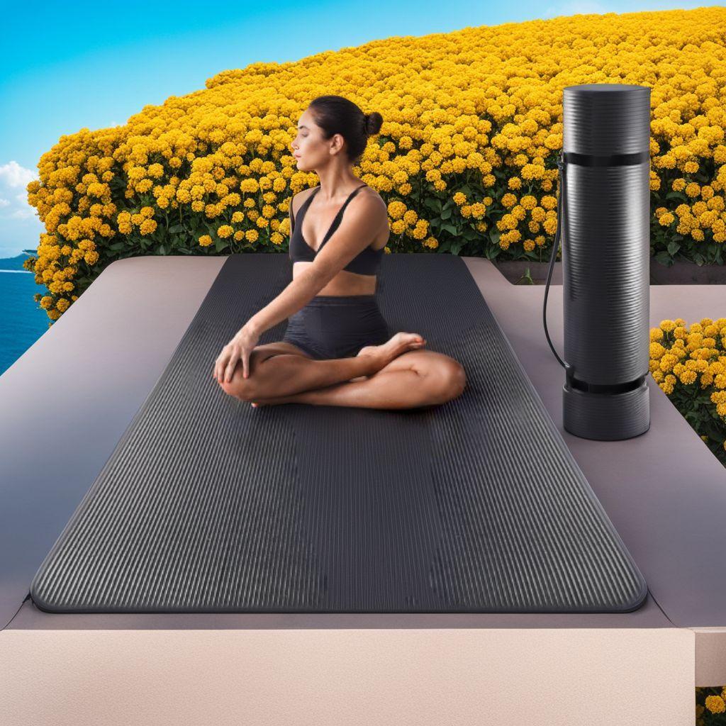 極厚15mmの特大トレーニング用マット 80cm×185cm