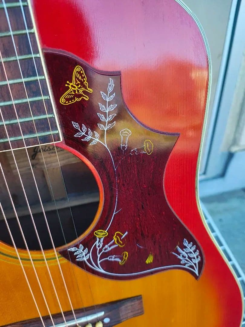 美品 JEISON Hummingbird PU付エレアコ G社シール２枚