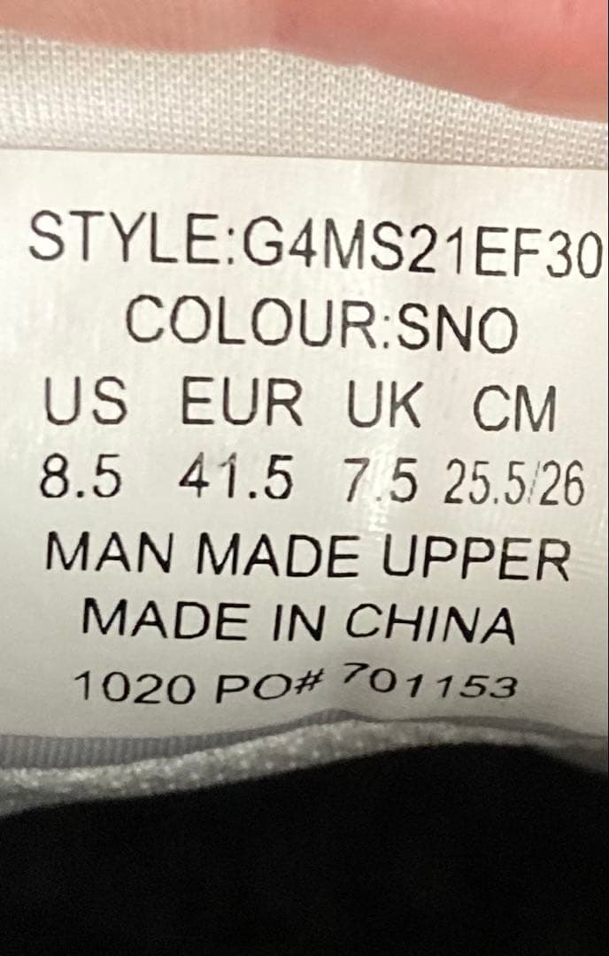 GFORE　ジーフォア　MG4＋　ゴルフシューズ　ホワイト　25.5〜26cm