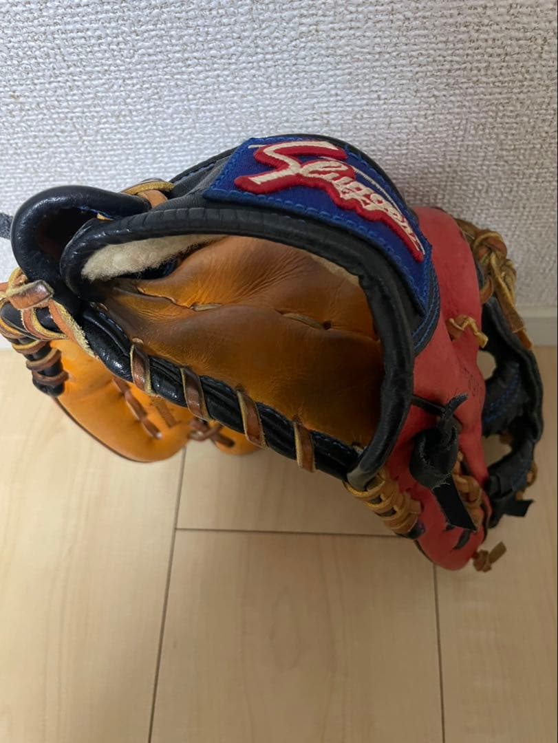 Slugger 軟式グローブ 赤黒