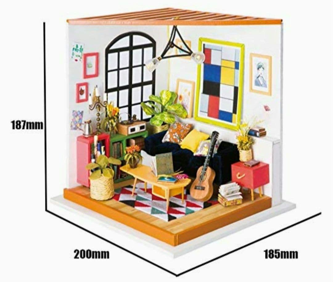 ミニチュアドールハウス【完成品】洋室