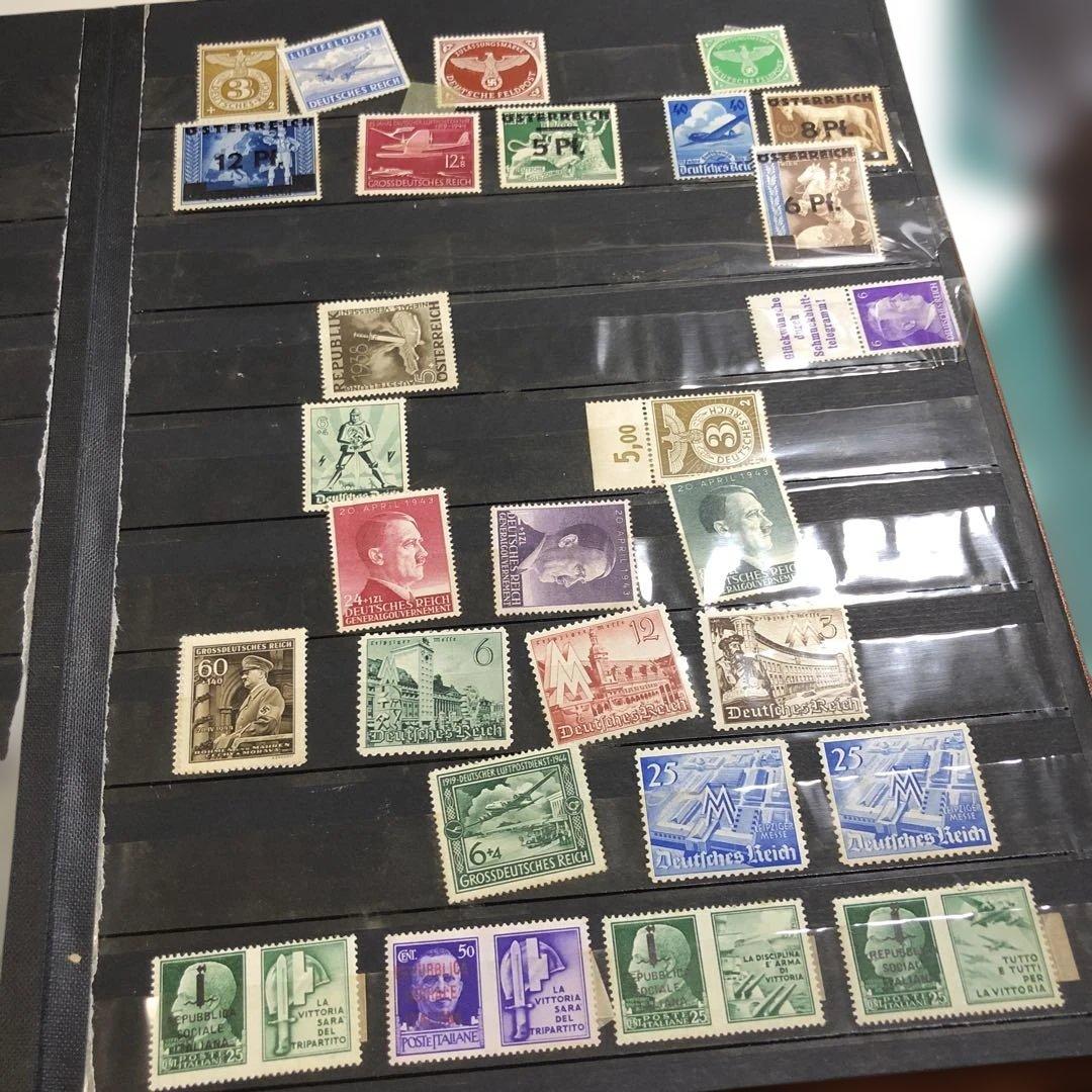 12562 ドイツ第三帝国切手大量、切手が剥がれないため安く出品します