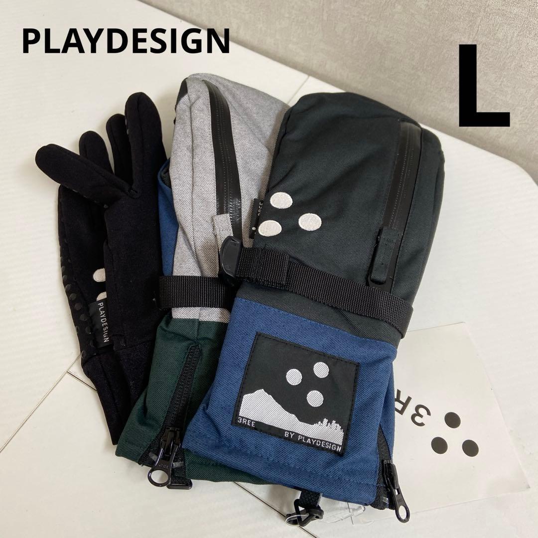 新品・未使用⭐️プレイデザイン　スノーボード スキー　グローブ L 【6025】