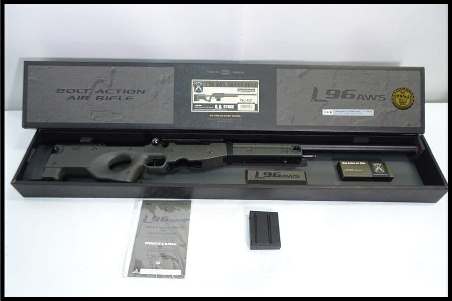 【新品同様】東京マルイ　L96AWS スナイパーエアライフル　ODストック