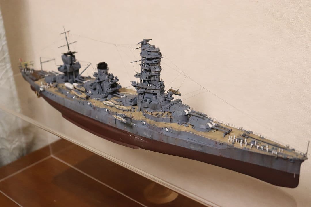 【艦船模型】1/350 戦艦 『 山城 』 完成品 【ジオラマ風】
