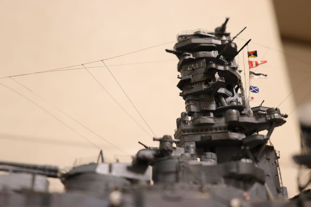 【艦船模型】1/350 戦艦 『 山城 』 完成品 【ジオラマ風】