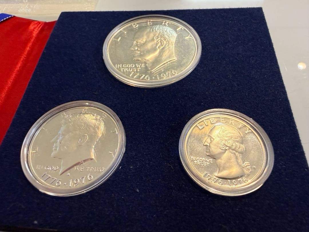 アメリカ　銀貨セット　✖︎3