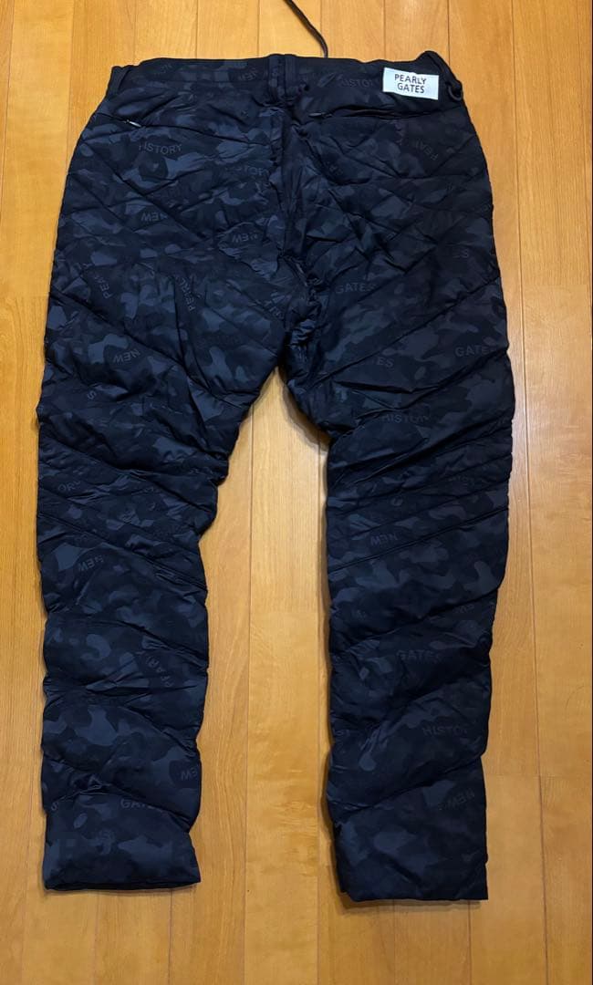 パーリーゲイツ　PG ダークカモフラージュ キルティング中綿パンツ5