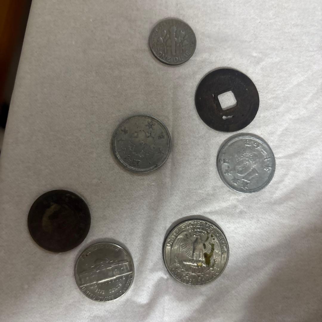 日本の古いセット 7枚