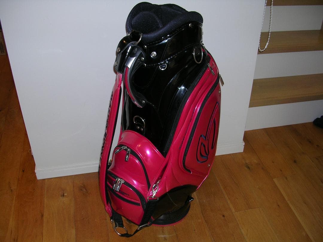 マスターバニー ゴルフバッグ ローズピンク/黒ツートン