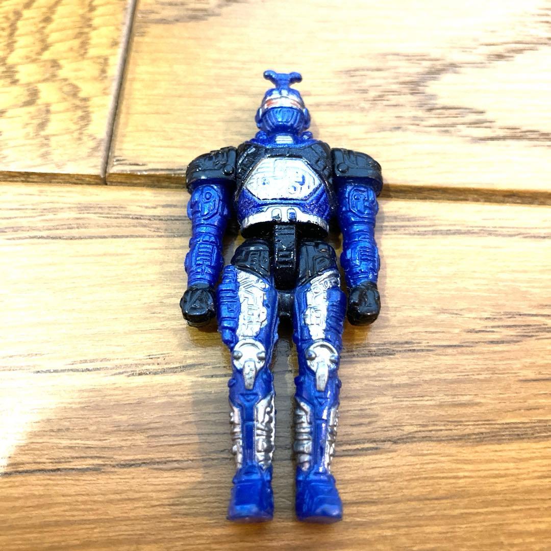 ブルービート フィギュア 重甲ビーファイター カブト 当時物 メタルヒーロー 青