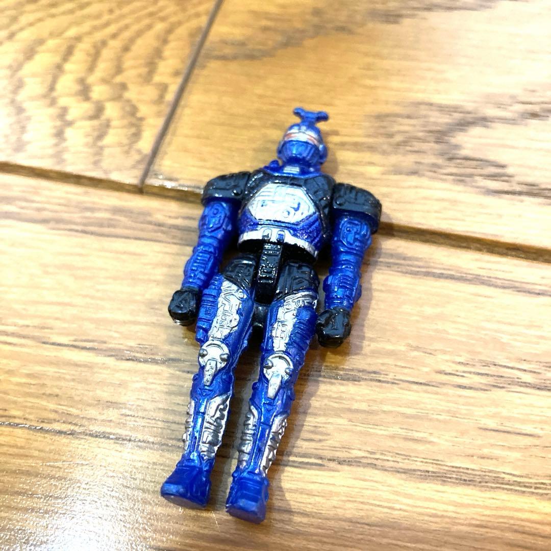 ブルービート フィギュア 重甲ビーファイター カブト 当時物 メタルヒーロー 青