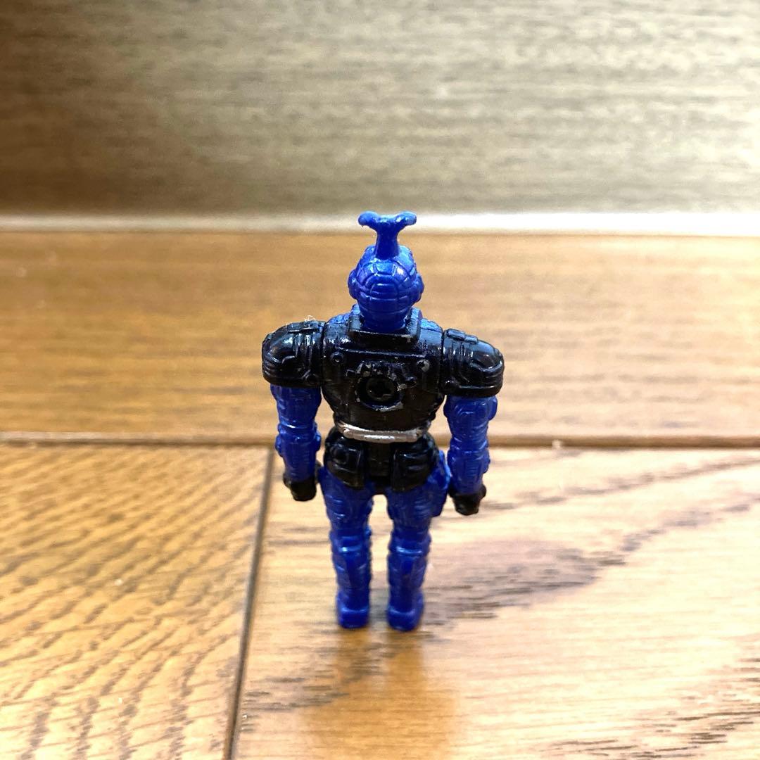 ブルービート フィギュア 重甲ビーファイター カブト 当時物 メタルヒーロー 青