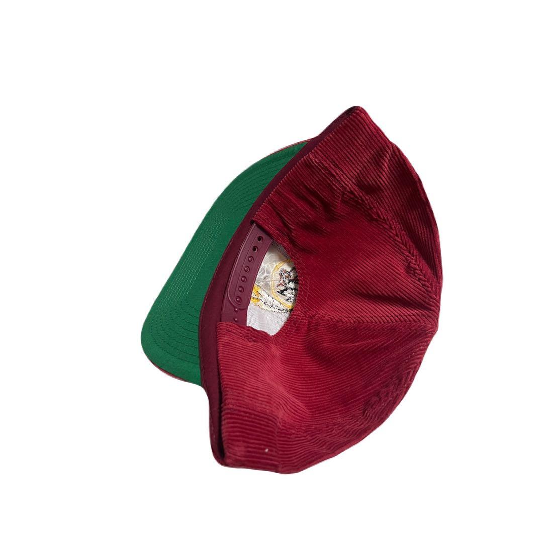 NFL レッドスキンズ コーデュロイキャップ帽子　デッドストック