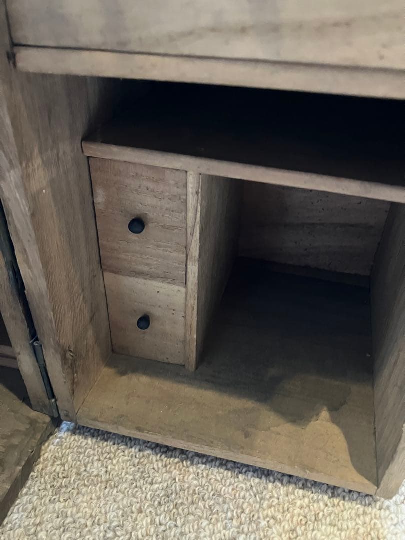 最終セール！古道具・木製火鉢・引き出し付き