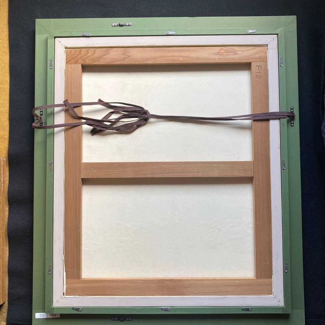 ￼クロード　モネ「散歩　日傘をさす女性」額77×66絵60.6×50cm模写作品