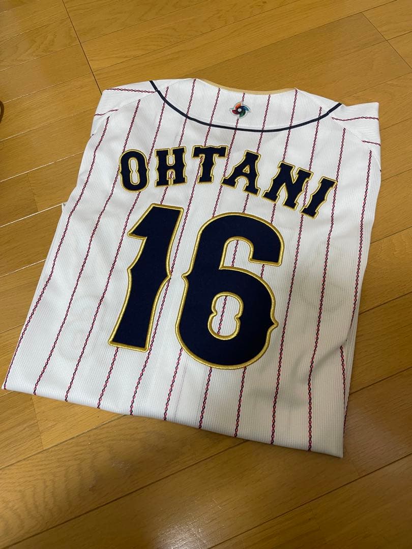 【新春価格】2023WBC日本代表大谷翔平選手刺繍ユニフォームサイズL