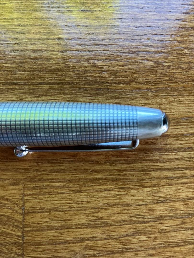 PILOTパイロット万年筆 シルバーン 格子＜ぺン先：F＞