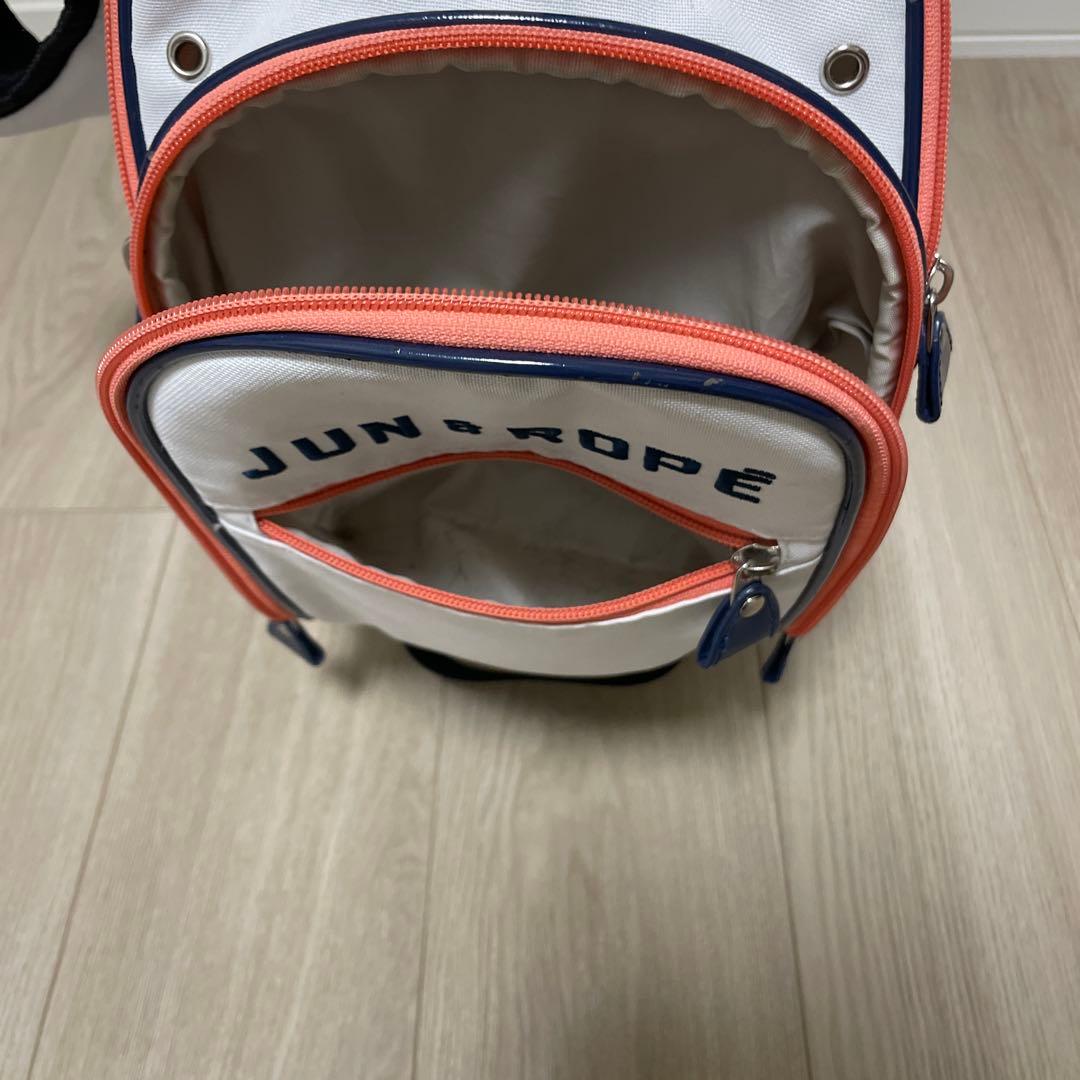 JUN & ROPE キャディバッグ ホワイト