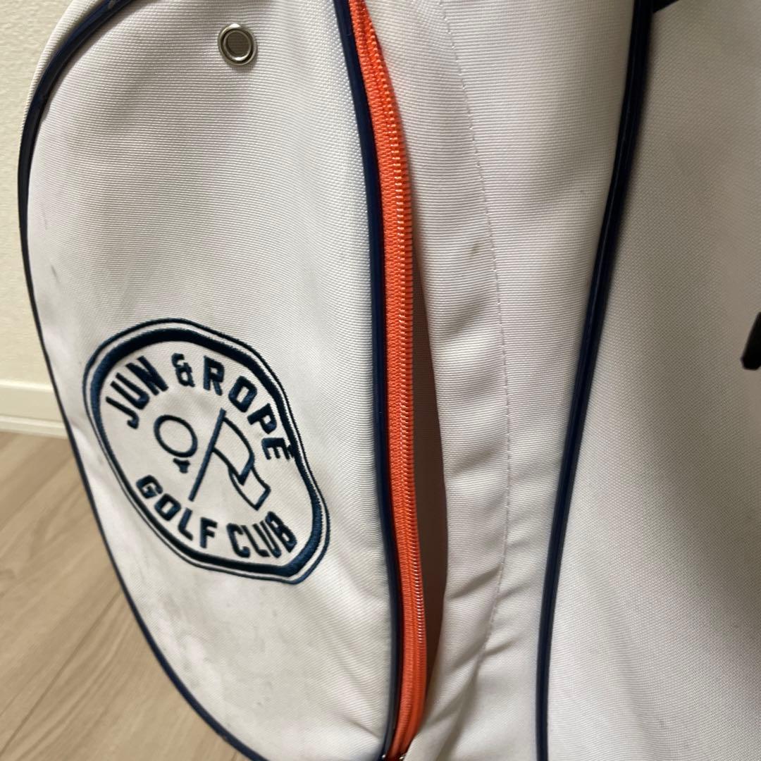 JUN & ROPE キャディバッグ ホワイト