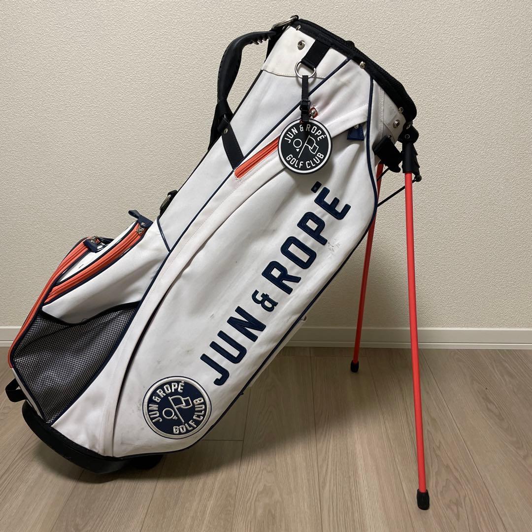 JUN & ROPE キャディバッグ ホワイト