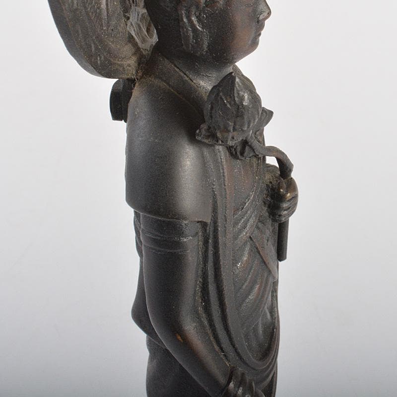 仏教美術　古銅青銅　聖観音菩薩像　仏像　C　6242