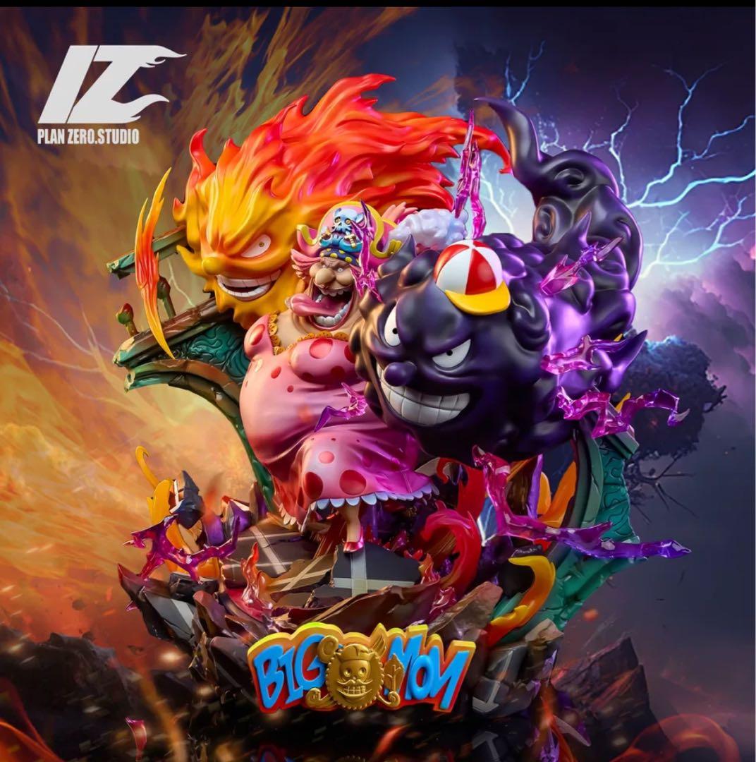 ワンピース　ビッグ・マム　フィギュア　ガレージキット　POPMAXIMUM 台座