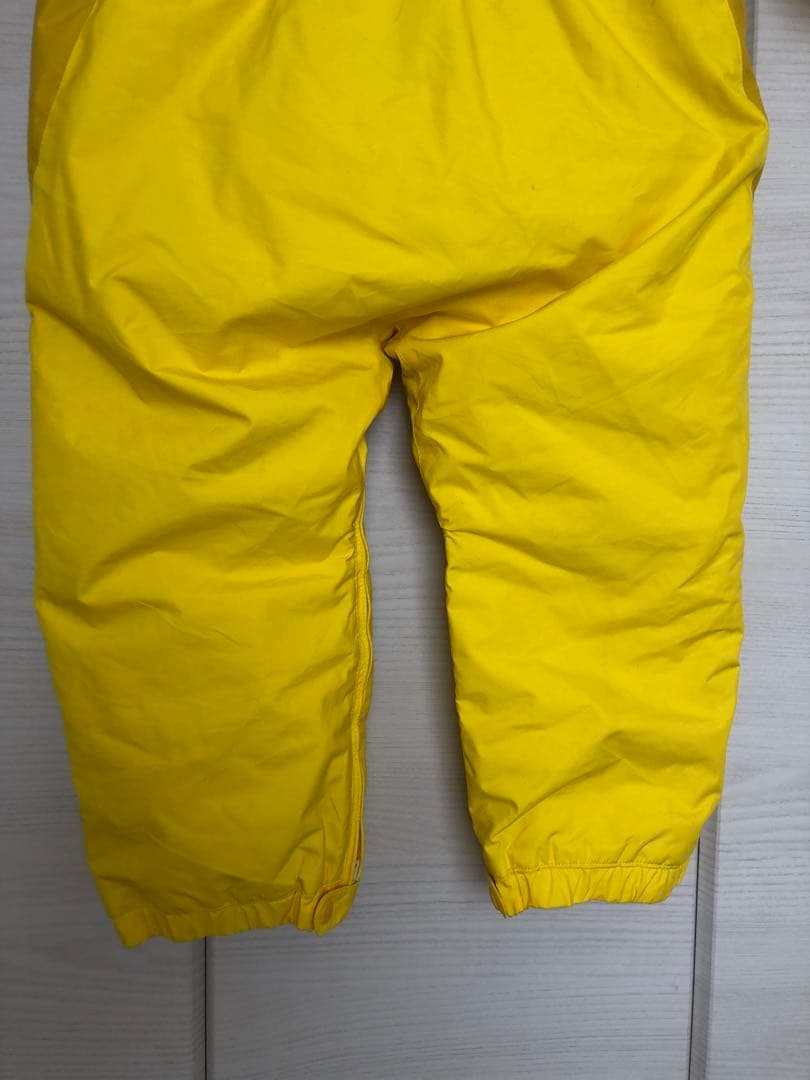 mont-bell モンベル キッズ スノーウェア スキーウェア黄色 100cm