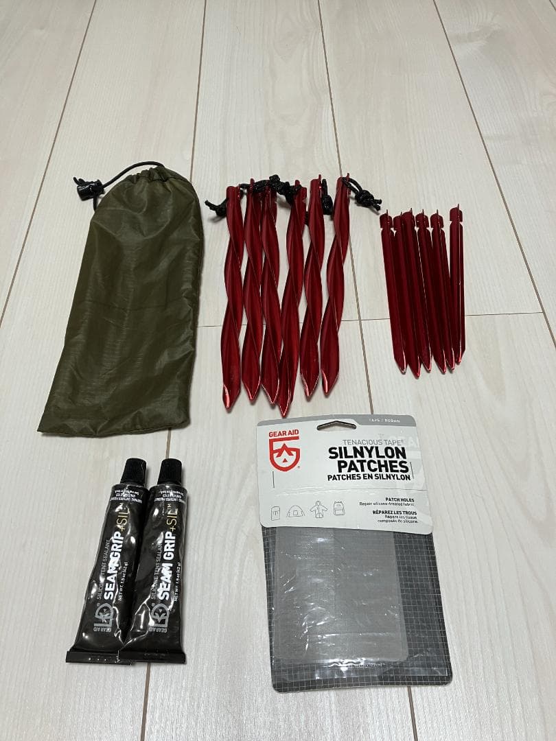 ティピーテント レットクリフ　ワンポールテント　シークアウトサイト　オリーブ色