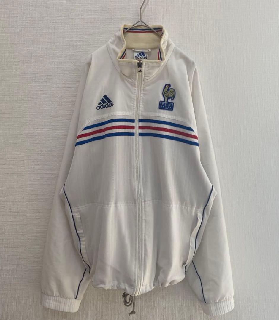 極稀少 フランス代表 adidas／トラックトップ 異素材