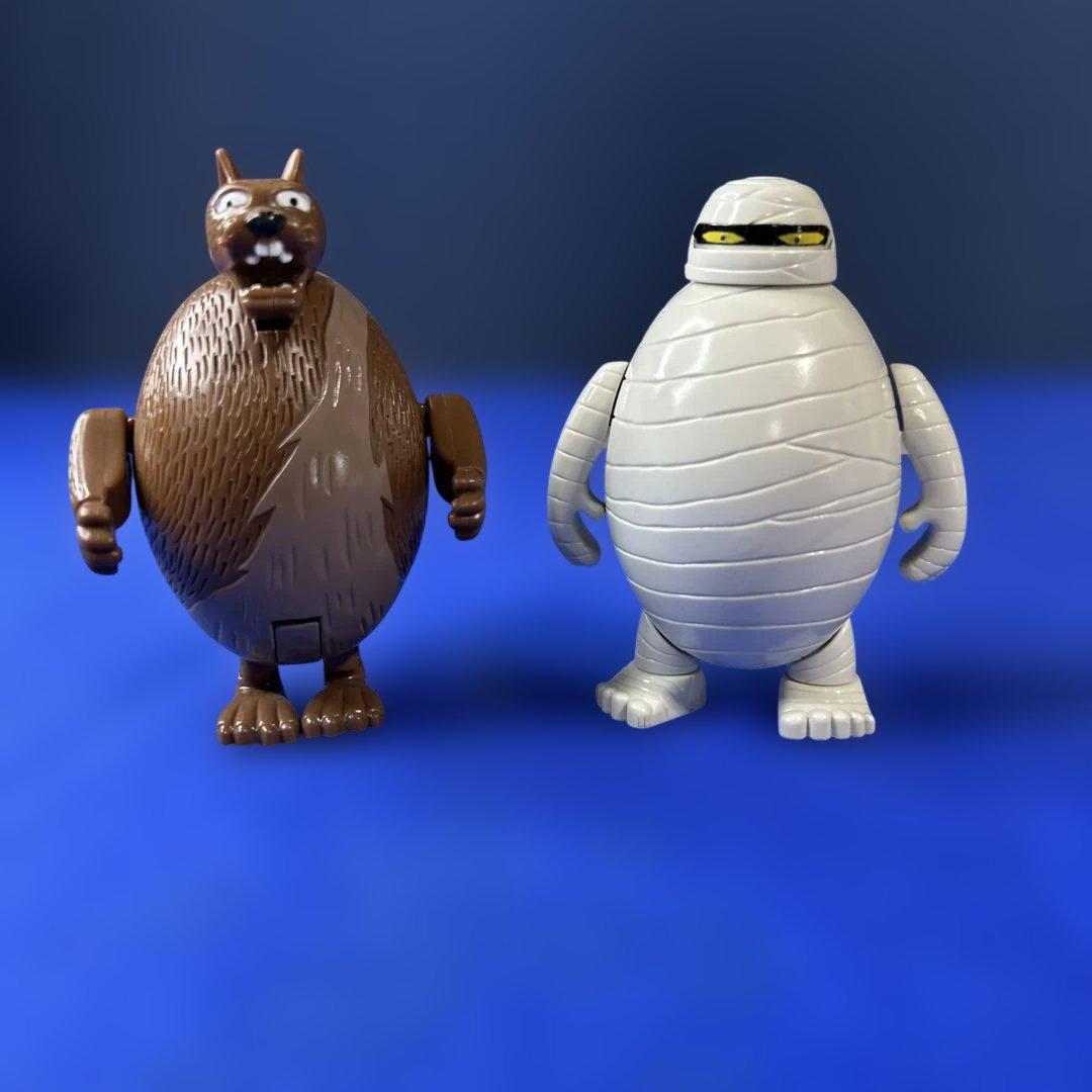 【貴重】】バンダイ　ちゃ卵ぽ卵　マミーラン　オーオカミッキー