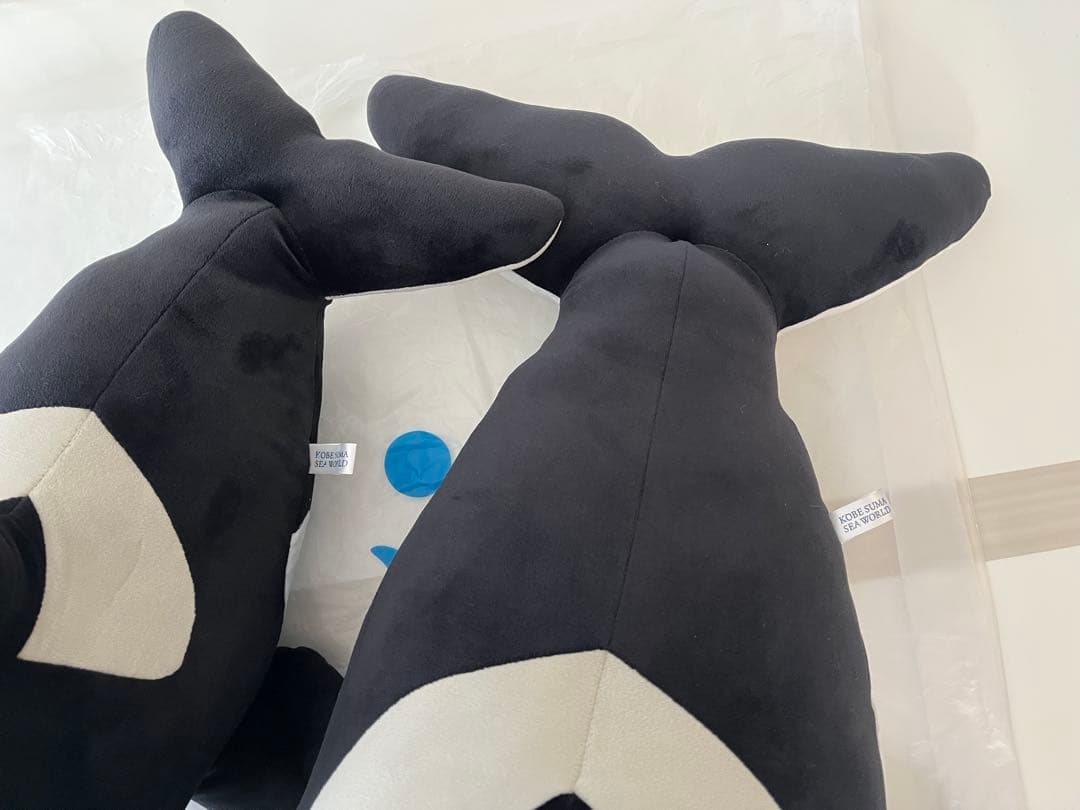 須磨シーワールド　オルカくじ　シャチ　ぬいぐるみ　1等&2等　セット売り