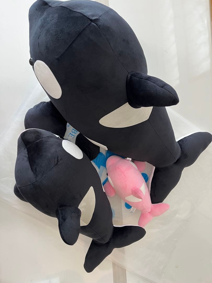 須磨シーワールド　オルカくじ　シャチ　ぬいぐるみ　1等&2等　セット売り