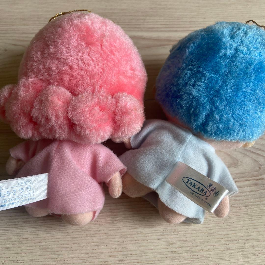 サンリオ　キキララ　ぬいぐるみ　平成レトロ　タカラ 非売品　希少レア　1992年