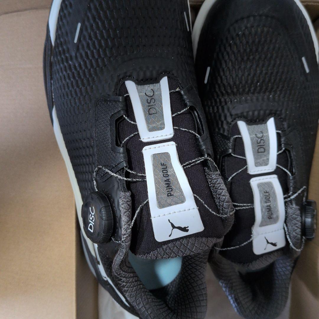 プーマ /24.0cm シャドウキャット ニトロ ゴルフシューズ310833　黒