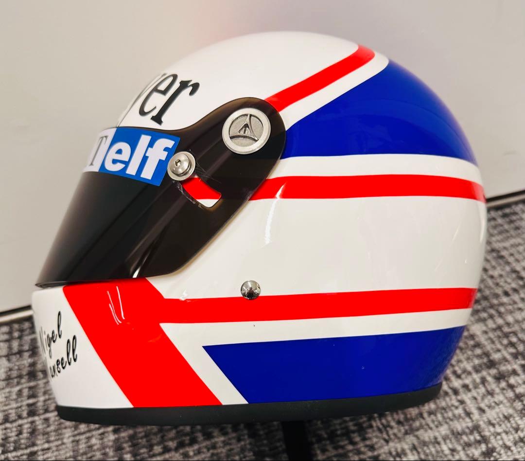 希少‼️1/1 実物大 ナイジェル•マンセル F1 ヘルメット コレクションに‼️