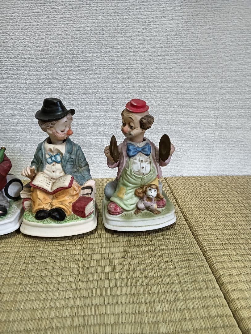 陶器製フィギュアオルゴールセット 6体