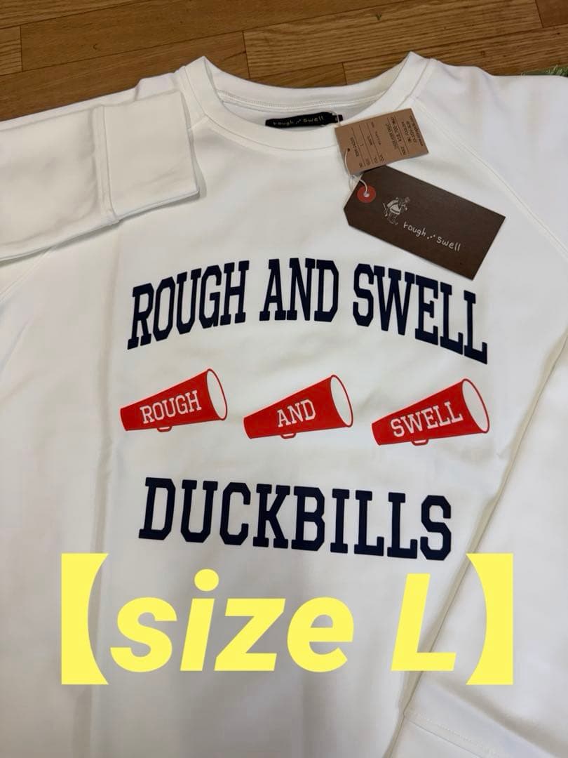 新品正規品【ROUGH&SWELL/L】ダンボールニット長袖カットソースウェット