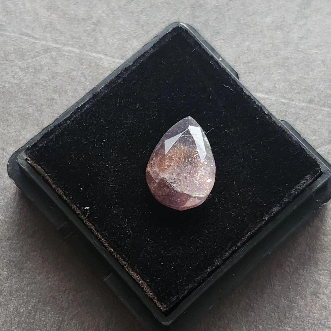 【一点物】アイオライトサンストーン ルース ペアシェイプ 雫 ドロップ ⑦✩.˚