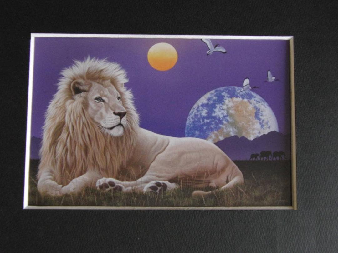 シム・シメール、【KING'S WORLD】、希少な額装用画集より、厳選