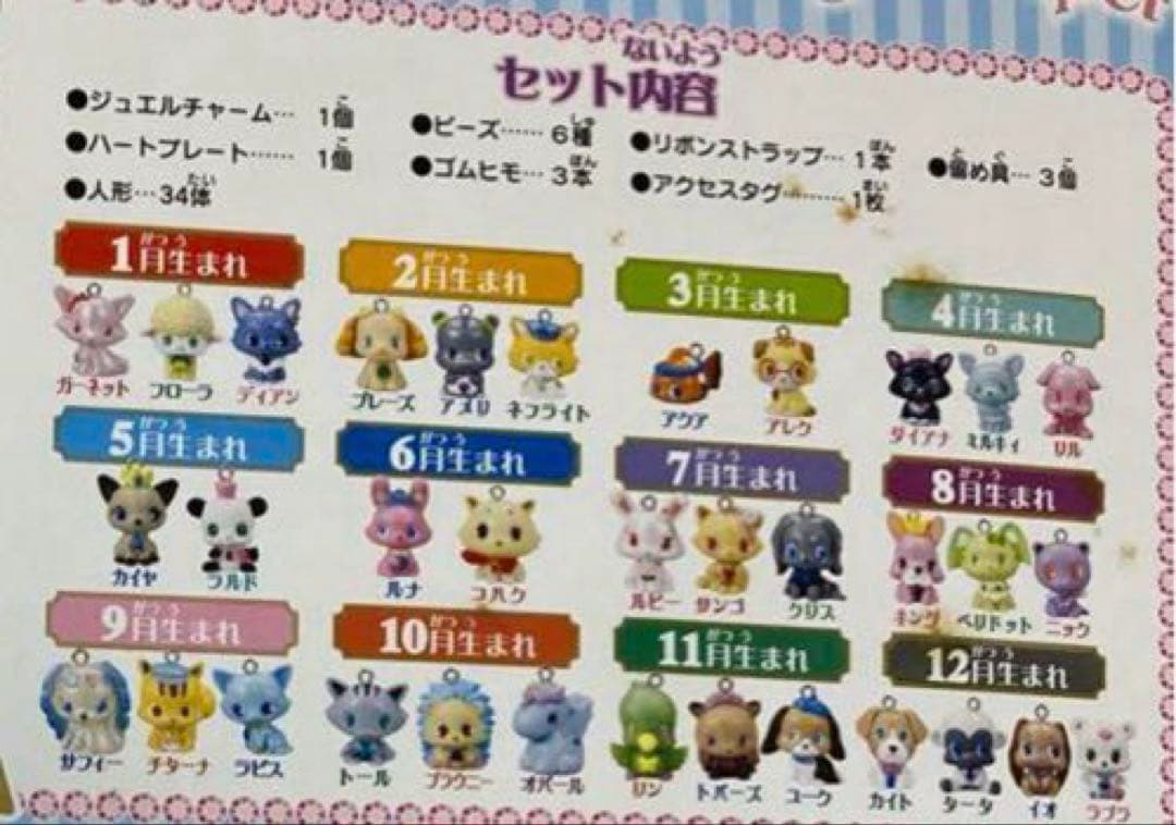 ジュエルペット　ジュエルチャーム　ジュエルボックス