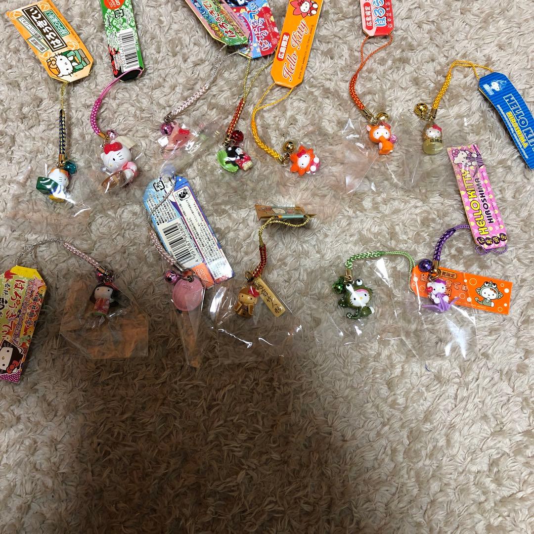 【ご当地キティ】ストラップ　根付け　12点