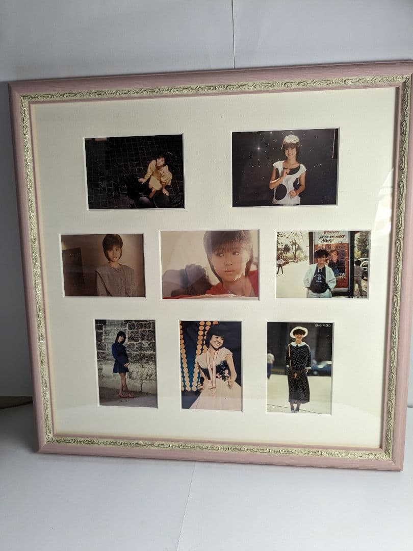 1980年代、松田聖子、生写真、プロマイド、8枚、永久保存版、新品額付