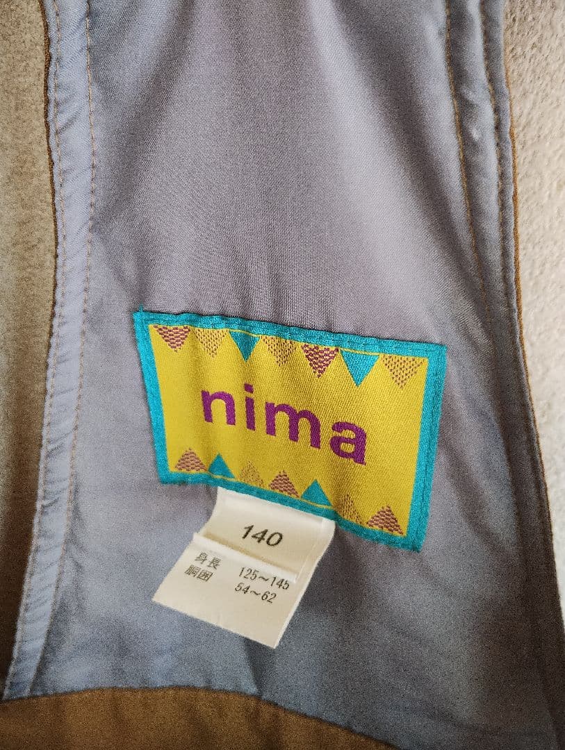 nima スノーボードウェア 140サイズ　茶色　オレンジ　緑　カモフラ